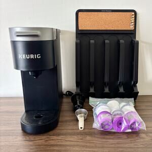 Keurig K-Slim K900 Coffee Maker Brewer - with Magnetic K-Cup Pod Rack - Black